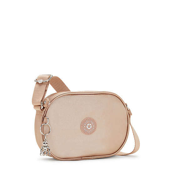 Kipling Gema Metallic Crossbodytassen Goud Metal | BE 1167QM